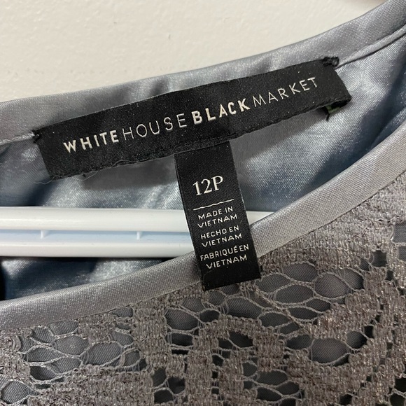 Silver lace crop top - Picture 3 of 4